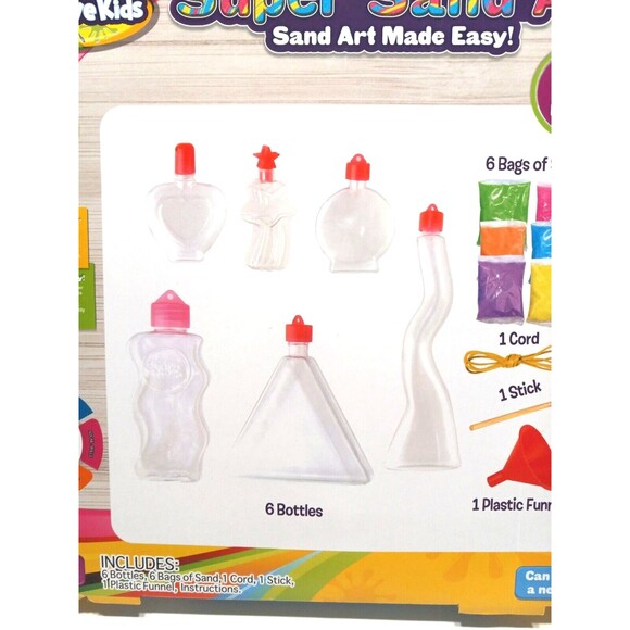 Creative Kids Super Sand Art Activity Kit Kids Children Educational Motor Skills - Picture 8 of 10